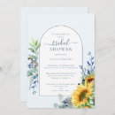 Search for blue and yellow bridal shower invitations Wildflowers