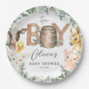 Search for farm animal baby shower plates Mother to be