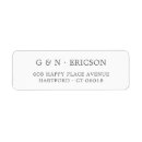 Search for silver monogram return address labels Stylish
