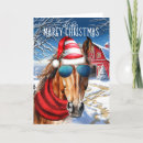 Recherche de funny horse christmas vœux cartes Équestre