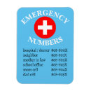 Search for phone number magnets Emergency