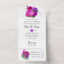 Search for floral fuchsia pink wedding invitations Botanical