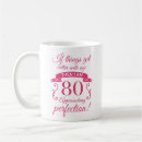 Search for funny 80th birthday mugs For her