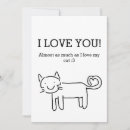 Search for my cat is my valentine postcards Girlfriend