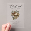 Search for floral skull invitations Vintage