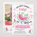 Search for watermelon birthday invitations Pink and green