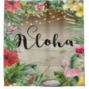 Search for flamingo shower curtains Hawaiian