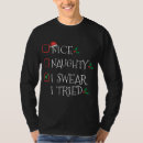 Search for naughty or nice tshirts Popular