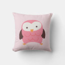 Recherche de rose de hibou coussins Pour elle