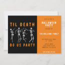 Search for til death do us party invitations Skull