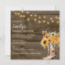 Search for country bridal shower invitations String lights