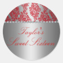 Search for red and silver stickers Birthday