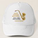 Search for sax hats Saxophone player