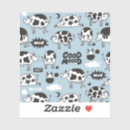 Recherche de vache blanche autocollants Animal de ferme