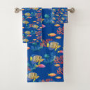 Search for tropical fish bath towels Watercolor