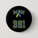 Search for down syndrome awareness buttons Month