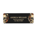 Search for skull return address labels Grunge