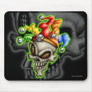 Search for evil skull mousepads Jester