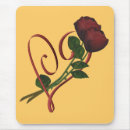 Recherche de coeur fleur tapis souris Élégant