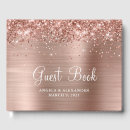 Search for rose gold wedding guest books Luxury