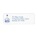 Search for manger return address labels Watercolor