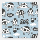 Search for cow pattern stickers Farm animal