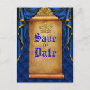 Search for royal blue save the dates Damask