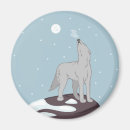 Recherche de lune de loup magnets Animaux