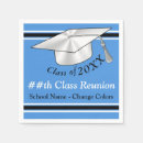 Search for high school reunion napkins Black