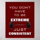 Search for consistency posters Workout