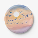 Search for bird paper plates Watercolor