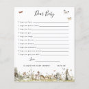 Search for wishes for baby shower games Forest