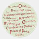 Search for isaiah 9 stickers Bible verse