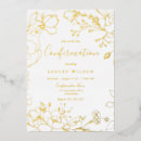 Search for jewish invitations Gold foil