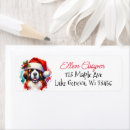 Search for dog owner return address labels Watercolor