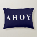 Search for navy blue and white stripes pillows Sailing