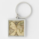 Search for continents keychains Hand