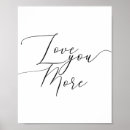 Search for love you more posters Black