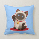 Recherche de japonais chat coussins Maneki