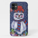 Recherche de bonhomme neige heureux iphone coques Flocons de neige