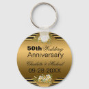 Search for gold 50th anniversary keychains Couple