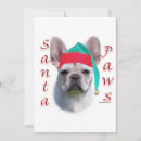 Search for santa paws cards French bulldog