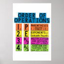 Search for mathematical order of operations posters Mathematics