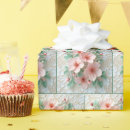 Recherche de dentelle blanche papier cadeau Floral
