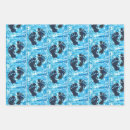 Search for bigfoot wrapping paper Blue