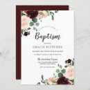 Search for burgundy christening invitations Pink