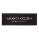 Search for elegant name tags Black and white