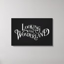 Search for alice wonderland canvas prints Typography