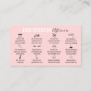Recherche de conseils cartes visite Maquillage