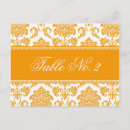Search for orange damask postcards Black